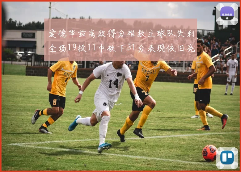 爱德华兹高效得分难救主球队失利全场19投11中砍下31分表现依旧亮眼